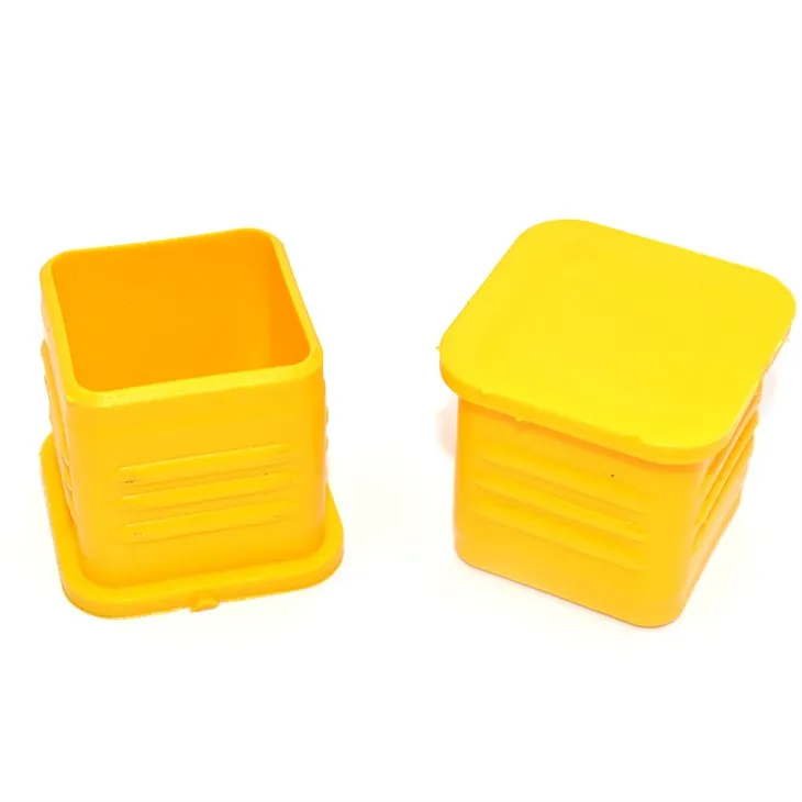 Customized PP PA6 Colorful Square Injection Molded Plastic Parts