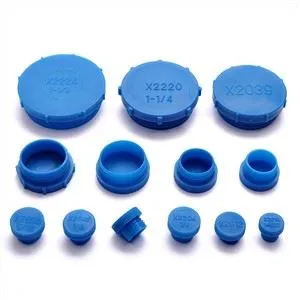 42 mm blå PP plast hållbara lock